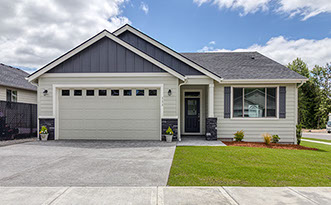 New home construction in Silver Lake, Washington by Universal Construction and Bradley S Thomas Construction. 1580 square foot floor plan