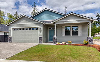 New home construction in Silver Lake, Washington by Universal Construction and Bradley S Thomas Construction. 1534 square foot floor plan