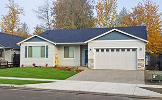 New home construction in Silver Lake, Washington by Universal Construction and Bradley S Thomas Construction. 1665 square foot floor plan