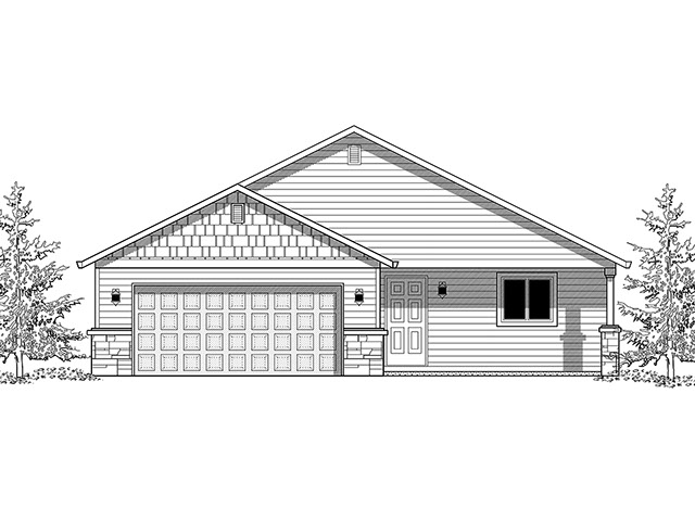New homes in Silver Lake, WA. Presented by Cano Real Estate. 1556 square foot plan