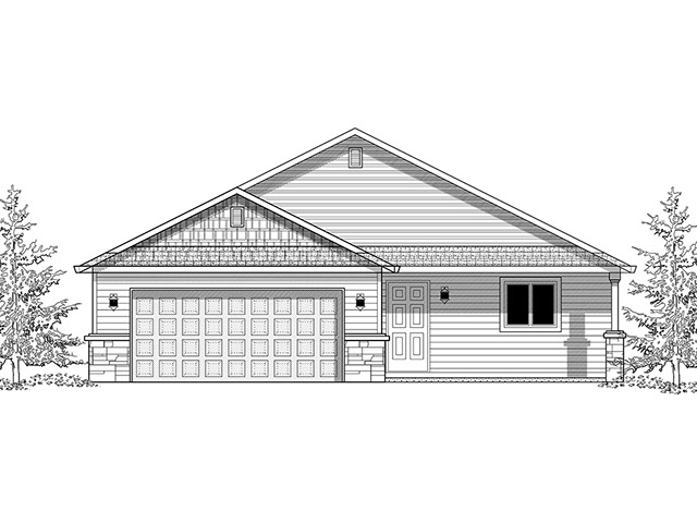 New homes in Silver Lake, WA. Presented by Cano Real Estate. 1556 square foot plan