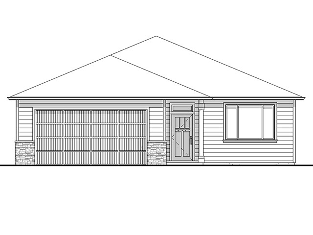 New homes in Silver Lake, WA. Presented by Cano Real Estate. 1663 square foot plan