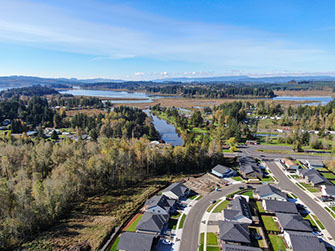 New home community in Silver Lake, Washington. 