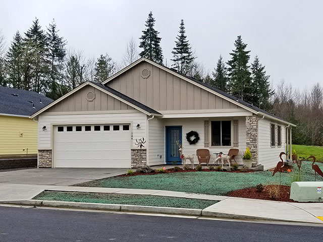 New homes in Silver Lake, WA. Presented by Cano Real Estate. 1584 square foot plan