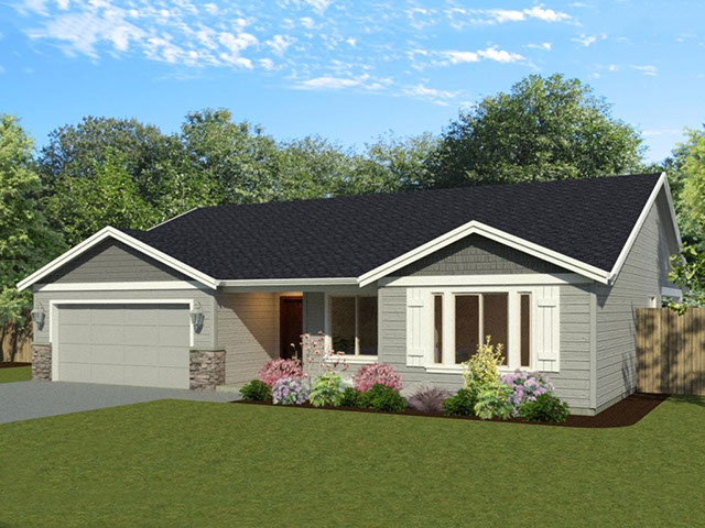 New homes in Silver Lake, WA. Presented by Cano Real Estate. 1665 square foot plan
